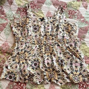 Torrid Floral Strap Tank Top